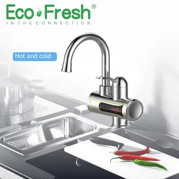 Ecofresh Cocina Eléctrica, Calentador De Agua Del Grifo Caliente Instantáneo Grifo Calentador De Frío Grifo De La Calefacción Sin Tanque Calentador Instantáneo