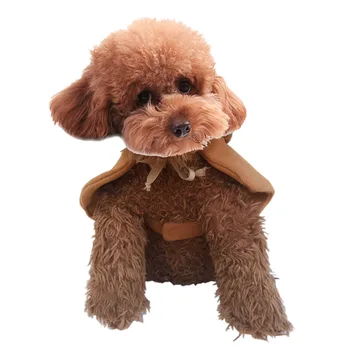 La navidad de los alces estilo de Ropa de Perro de Perro Manto de abrigo chaqueta perro otoño invierno de la chaqueta de lana caliente+algodón para mascotas ropa