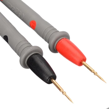 Nuevo cable de Prueba Kit de Conjunto de 106 cm 20A 1000V Dorado Afilada Aguja de la Sonda de los cables de Prueba del Multímetro Con pinza de Medición Herramientas de Pruebas de