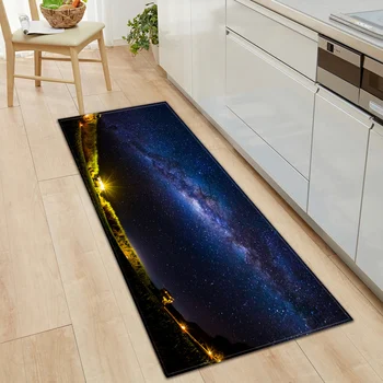 Cocina moderna alfombra del Piso de la Sala de la Alfombra felpudo de Casa Corredor de Piso del Dormitorio de la Decoración Impreso en 3D cuarto de Baño antideslizante Alfombra