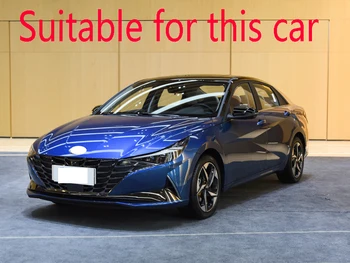 Para Hyundai Elantra CN7 2020 2021 de los Accesorios del Coche de Fibra de Carbono de Estilo de la Ventana de la Puerta Apoyabrazos de la Cubierta del Interruptor del Panel de Moldura Decorar