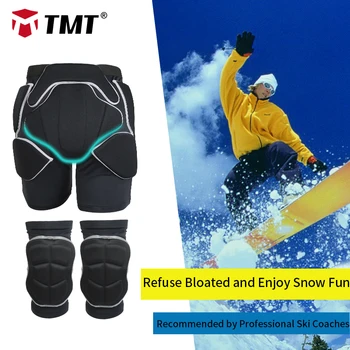 TMT 3D de la Cadera a Tope Protector de EVA de la Guardia Cojín de Impacto Esquí pantalones Cortos Pantalones en la Rodilla de Protección de Esquí Snowboard Patinaje sobre Hielo en la Rodilla Estera de Protección