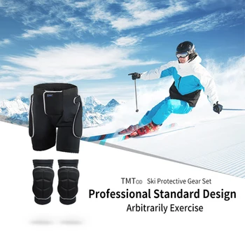 TMT 3D de la Cadera a Tope Protector de EVA de la Guardia Cojín de Impacto Esquí pantalones Cortos Pantalones en la Rodilla de Protección de Esquí Snowboard Patinaje sobre Hielo en la Rodilla Estera de Protección