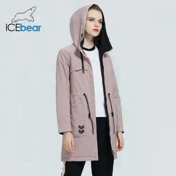 ICEbear 2020 nuevas casual capa a prueba de viento cálido de la primavera chaqueta de alta calidad con capucha de las mujeres de la moda parkas GWC20115D