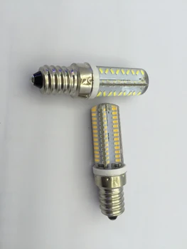 5pcs Mini E14 3014 SMD Led Lámpara 64/72/104LEDs Araña de Cristal 220V Foco de Silicona bombillas LED lámpara Colgante