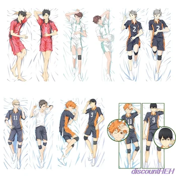 El Anime De Voleibol De Karasuno Cosplay Dakimakura Cuerpo De Haikyuu!! Funda De Almohada Cubierta De La Manga De La Ropa De Cama De Hinata Abrazando El Cuerpo Funda De Almohada