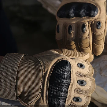 Pantalla táctil Táctica Guante de Camuflaje Militar del Ejército de Combate de Airsoft de la Bicicleta al aire libre SWAT Disparo de Paintball, Caza Guantes Dedo Completo