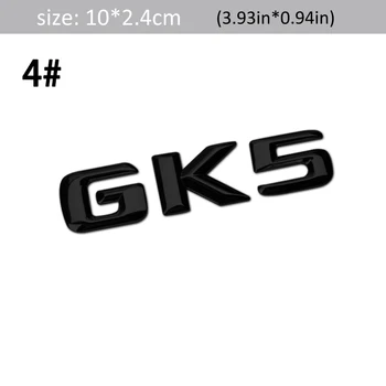 1Pcs de Metales 3D GK5 Coche Guardabarros Lateral Posterior del Tronco Insignia Emblema etiqueta Engomada de la Calcomanías de Ajuste,accesorios de coches pegatinas de decoración