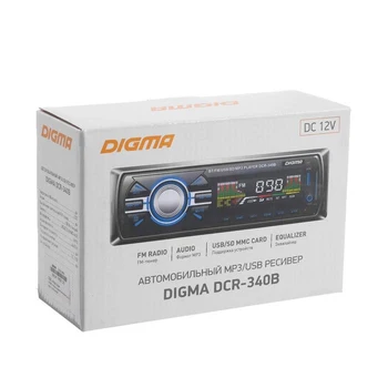 Digma DCR-340B de la radio del coche, Bluetooth 4308615