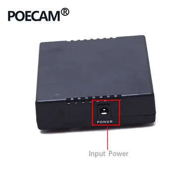 Ethernet 5port Switch POE Pasivo Hub 4port Alimentado por 12V 24V de Potencia 45/+ 78/- CCTV IP phone capacidad de 1G carcasa de plástico del OEM