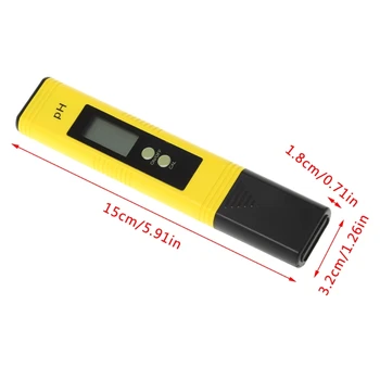 Calibración automática de Bolsillo Digital Mini Lápiz Tipo de Medidor de PH Tester Multimetro Hydro L4MF
