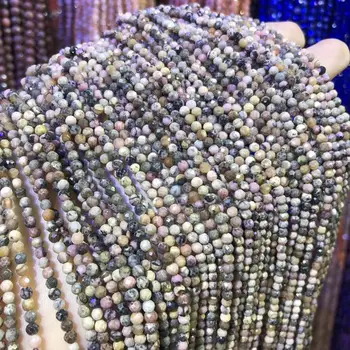Pequeñas Perlas Naturales de Cuentas de Piedra Natural Escombros de zinc manganeso 3,4,5 mm Suelta Perlas para la Joyería del Collar de la Pulsera DIY