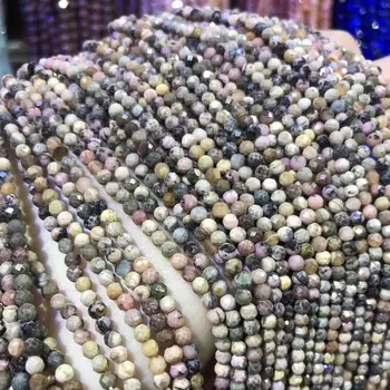 Pequeñas Perlas Naturales de Cuentas de Piedra Natural Escombros de zinc manganeso 3,4,5 mm Suelta Perlas para la Joyería del Collar de la Pulsera DIY