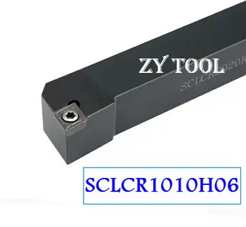 SCLCR1010H06 de torneado CNC de soporte de la herramienta, 10*10*100mm Externo herramientas de torneado, Tornos de la herramienta de corte,Herramienta de soporte para Insertar CCMT0602