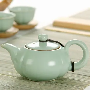 Especial genuino Ru horno tetera teteras olla de té Kung Fu tetera de cerámica juego de té oolong puer hervidor onsale