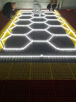 Nueva colmena y Hexagonal de la Luz del LED para el Coche pulido Claro de la Pintura Envoltorio de Protección en el Taller de Mantenimiento de Vehículos