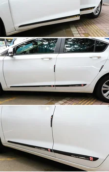 Accesorios de coches estilo de la puerta de tira de la decoración la línea de la cintura anti-colisión tira para Toyota rav4, corolla camry prius hilux avensis
