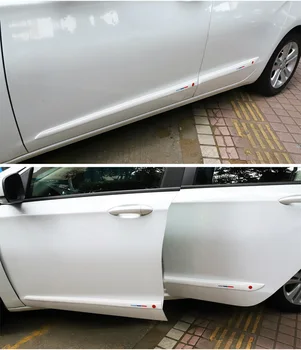 Accesorios de coches estilo de la puerta de tira de la decoración la línea de la cintura anti-colisión tira para Toyota rav4, corolla camry prius hilux avensis