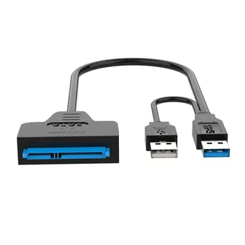 22pin SSD USB3.0 a Cable de Datos SATA HDD Cable de Estado Sólido Disco Duro la Unidad de Disco del Cable de Alimentación de 5Gps SATAIII Cable USB