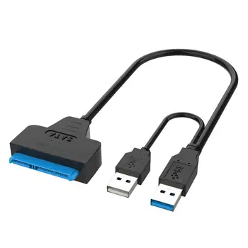 22pin SSD USB3.0 a Cable de Datos SATA HDD Cable de Estado Sólido Disco Duro la Unidad de Disco del Cable de Alimentación de 5Gps SATAIII Cable USB