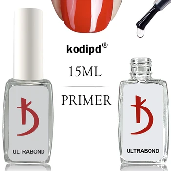 KODIPD 12 ml de Ácido libre de la Uña de la Cartilla de Gel de Uñas Nail Art Ultrabond Barniz Híbrido Manicura Diseño Desecante de Gel de Pintura para Uñas