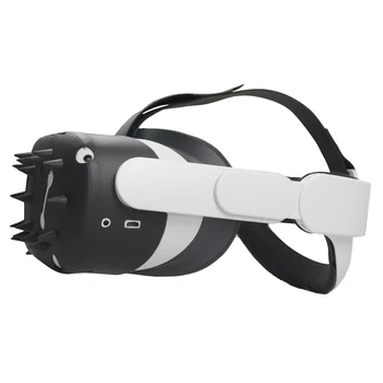 Rondaful Casco VR de Protección de la Cubierta Frontal Para Oculus Quest 2 Anti-Tirar la Protección de Shell Para Oculus Quest 2 Auriculares Accesorios