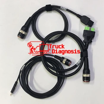 VOCOM 88890300 VOCOM II 88894000 herramienta de Diagnóstico del camión de cable de 8 Pines 88890306 +OBD2 OBDII 88890306+USB 88890305 cable de diagnóstico