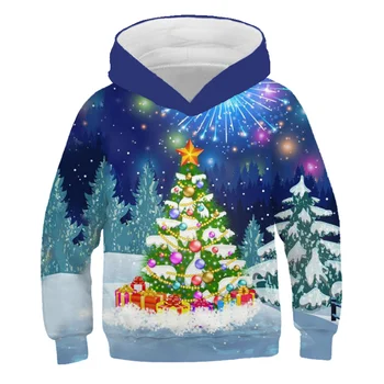 3D de los niños suéteres, suéteres de Navidad para niños y niñas, regalos de Navidad para los niños.