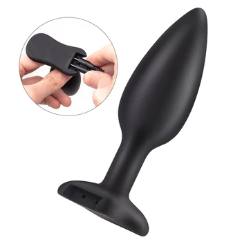Electro Shock Estimulador De Silicona Plug Anal Choque Eléctrico Vagina Ano Tapón Tapón Sexo Adulto Productos Para Parejas