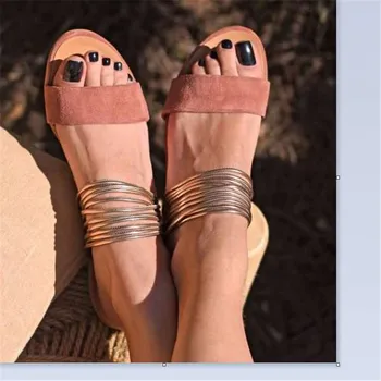 2019 Mujeres Nuevas Cuñas Sandalias de Verano Caliente Gladiador antideslizante Zapatillas Bandada de Damas de Parte de la Oficina de Zapatos Sandalias de Playa