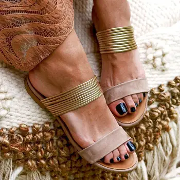 2019 Mujeres Nuevas Cuñas Sandalias de Verano Caliente Gladiador antideslizante Zapatillas Bandada de Damas de Parte de la Oficina de Zapatos Sandalias de Playa