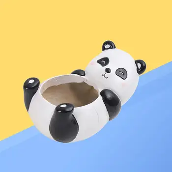 OYARD en Forma de Animales de dibujos animados de la Maceta Lindo Panda Jarrón Bote casero de la Decoración para las Plantas Suculentas