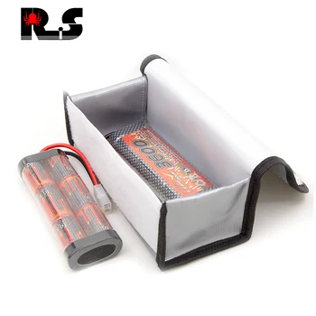 1pc Batería de Lipo Portátil Incombustible a prueba de Explosión de Seguridad de Batería de Lipo Bolsa Resistente al Fuego 185x75x60mm para RC Lipo Batería