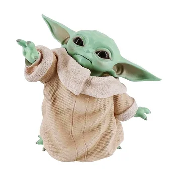 8cm de Star Wars Anime Bebé Yoda de la Figura de Acción de Juguete de La Fuerza Despierta PVC Modelo de Juguetes para niños Regalo de Cumpleaños