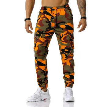 Camuflaje estilo de carga pantalón para hombre pantalones de trabajo de corredores aficionados hip hop sweatpant sportwear pantalon homme pantalones 2020 tamaño S~3XL
