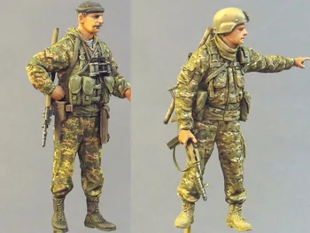 Escala 1/35 la Guerra Moderna el Este de ucrania militantes 2 personas miniaturas de Resina Modelo de Kit de la figura de Envío Gratis