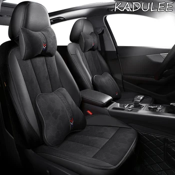 KADULEE Hacer de encargo de Cuero, asiento de coche cubierta Para LEXUS GS250 GS350 GS450h GS300h GX400 GX460 Automóviles Fundas de asientos de coche