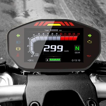 Universal de la Motocicleta de TFT LCD Velocímetro Digital 14000RPM de 6 velocidades luz de fondo de la Motocicleta del Odómetro Para Cilindros de 2,4 Metros