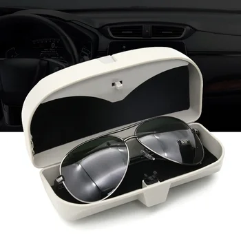 Coche Universal Gafas Cuadro Titular de Almacenamiento Caso de Gafas de sol de Montaje de Ford, VW, Audi, BMW Benz Interiores de Automóviles Accesorios Clip de Visor