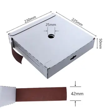50m/caja de papel de Lija de Pulido Abrasivo Cinturón de Metal, Carpintería de Vidrio Pulido Electrostática de Suministro de Lijado Duradera de Papel