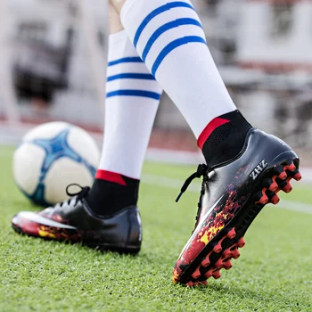 2018 Hombres Muchacho de Niños de Fútbol para Césped de Fútbol Zapatos de Fútbol TF Duro de la Corte de Zapatillas de deporte Entrenadores Nuevo Diseño de Botas de Fútbol de Tamaño 34-44