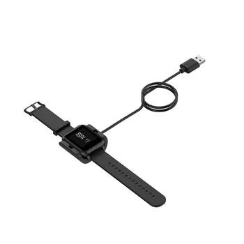 Cuna de Carga USB de Carga Rápida Cable Cargador para Amazfit bip S Edición de la Juventud 1s A1805 para Amazfit Salud A1916 Reloj Inteligente