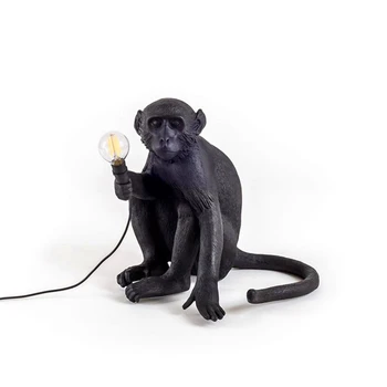 Moderno Mono de la lámpara de Cuerda loft Colgante Luces de Iluminación del Arte Nórdico Réplicas de Resina de Seletti Colgando de la Lámpara de la habitación de los niños lámpara colgante