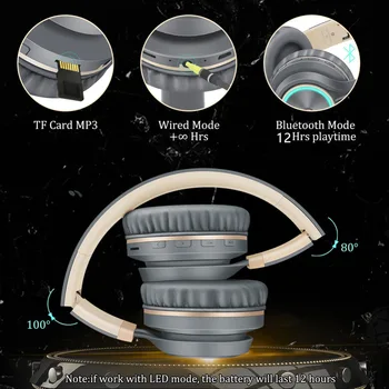 B6 Auriculares Inalámbricos Bluetooth 4.1 Auriculares 12H tiempo de Reproducción Estéreo Brillante Auriculares Auriculares Con Micrófono Para la Tv Móvil xiaomi