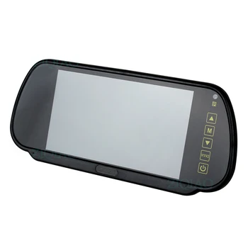 Ziqiao LCD de 7 pulgadas de coches espejo kit de monitor de HD Cámara de Visión Trasera del Monitor
