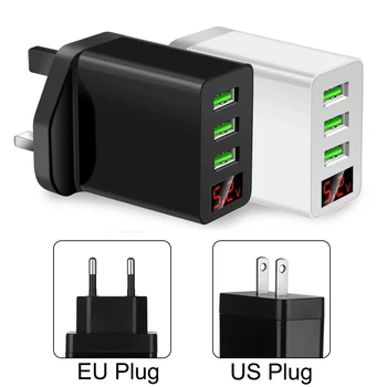 De la UE/US Plug USB Cargador de Carga Rápida Adaptador de Teléfono De Huawei, Samsung, Xiaomi Tablet ZTE Portátil de Pared Cargador de Móvil Cargador Rápido