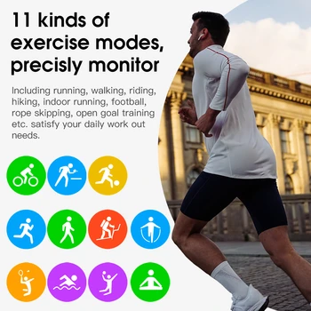 696 S20 Reloj Inteligente Hombres Mujeres ECG Monitor de Ritmo Cardíaco de la prenda Impermeable IP68 de la Aptitud del Deporte Smartwatches para Xiaomi Huawei Smart Pulsera