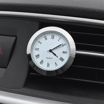La Decoración del coche Medidor Electrónico de Coches Reloj Clip Tiempo de Interiores de Automóviles de Ventilación Adorno Auto Outlet Reloj Auto-estilo de Recorte de Accesorios