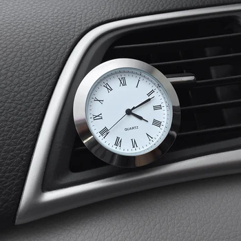 La Decoración del coche Medidor Electrónico de Coches Reloj Clip Tiempo de Interiores de Automóviles de Ventilación Adorno Auto Outlet Reloj Auto-estilo de Recorte de Accesorios