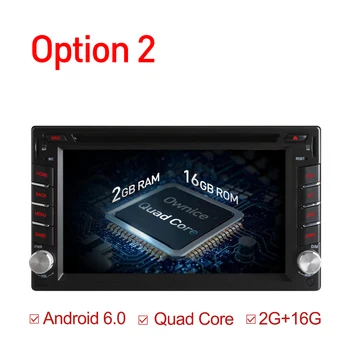 Ownice C500 Android 6.0 Octa de 8 núcleos 2G RAM de 2 din dvd para el coche reproductor de Radio GPS Navi Monitor de Vídeo Para universal BT SIM 4G LTE